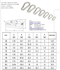 Metal  Spring Hooks