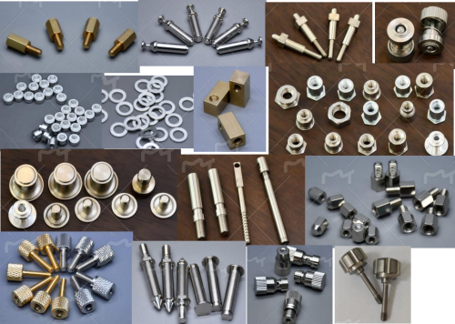 High precision turning part in different material