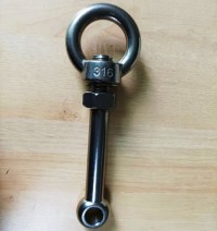 M24 Stainless Steel Eyebolts with Hex Nut and Loop Washer