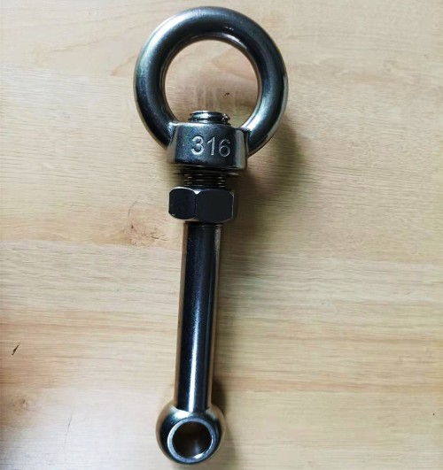 M24 Stainless Steel Eyebolts with Hex Nut and Loop Washer