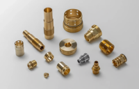 Precision Brass Turning Part with M3 Internal Thread