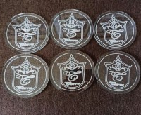 Transparent Acrylic Badge with Custom Engraving