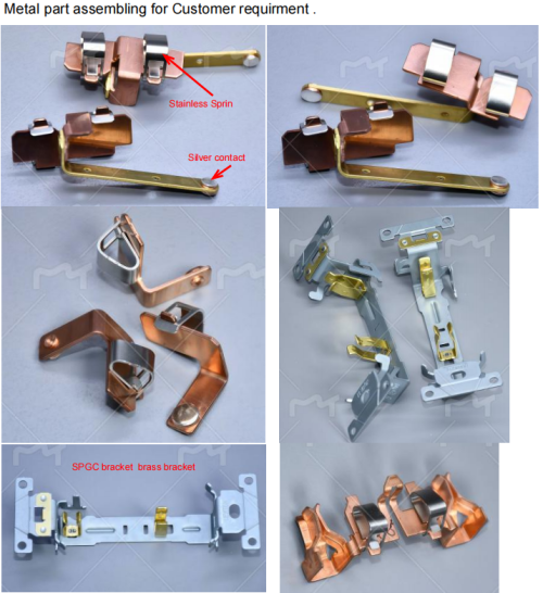stamped metal parts for assembling